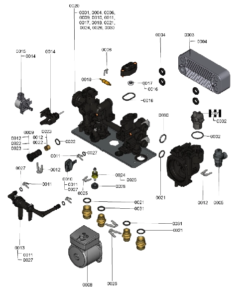 7499431 VITODENS 100 35 KW CONJUNTO HIDR