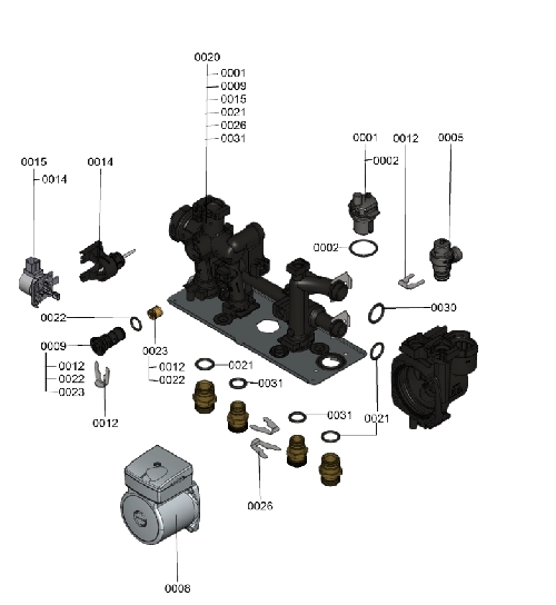 7499418  Vitodens 100-W  19kW CONJ HIDR