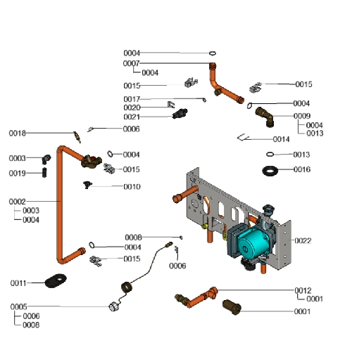 7424973 CALDERA VITODENS 300- CAL.26kW H