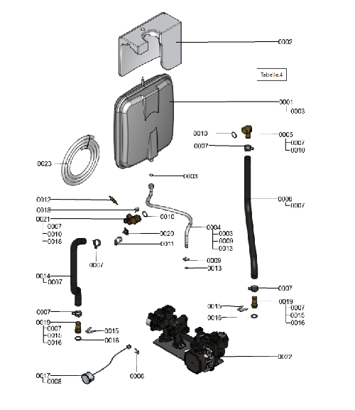 7730640 VITODENS 050-W  24kW SISTEMA HID