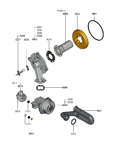 7730640 VITODENS 050-W 24kW QUEMADOR
