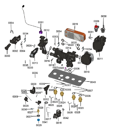 7721282 VITODENS 050-W 19kW S.H PIEZAS
